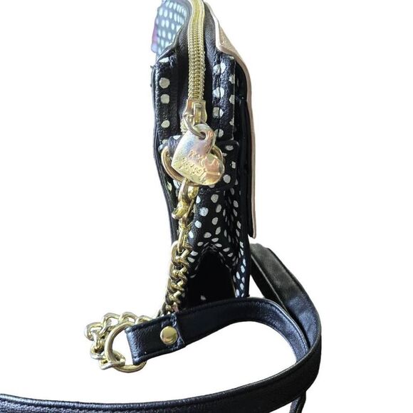 Betsey Johnson Call Me Maybe Crossbody Bag Pokadot Telephone Unique - Picture 6 of 8